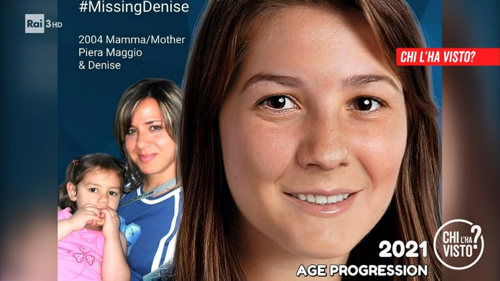Denise Pipitone: ecco come sarebbe oggi. I genitori si oppongono all&#39;archiviazione - Chi l&#39;ha visto? - 27/10/2021